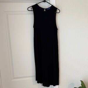 Classic Black Midi Dress